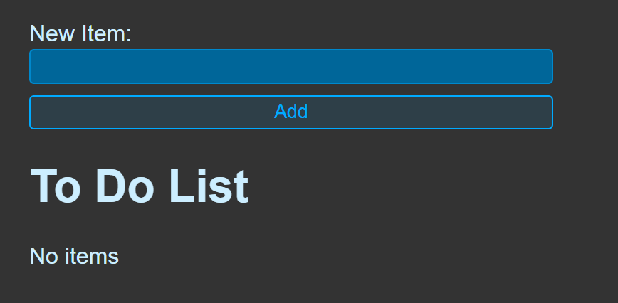 Screenshot of React Todo App interface